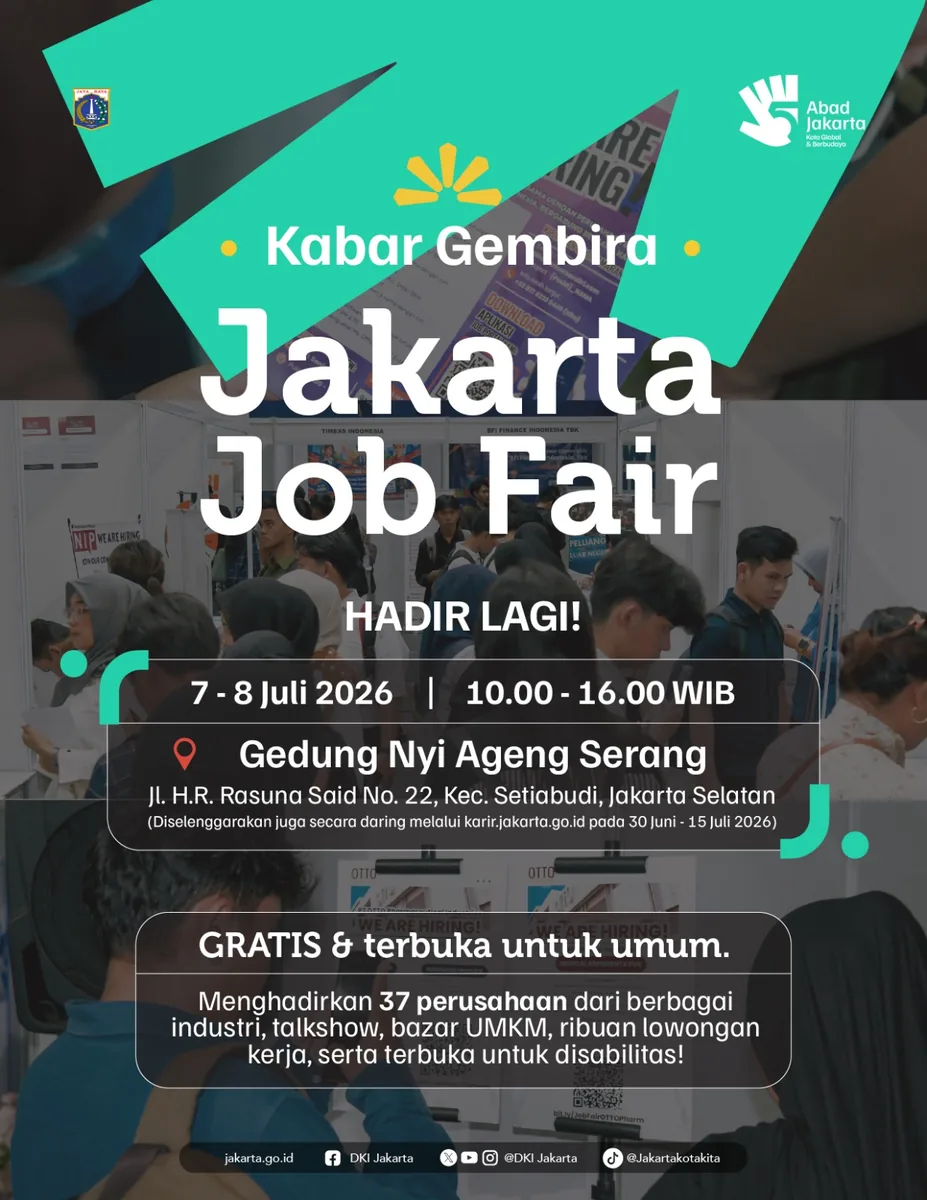 Job Fair Kabupaten Nias Barat 2026 (Suku Dinas TKTE Wilayah Kabupaten Nias Barat Barat) : 7-8 Juli 2026